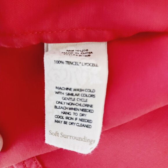 Soft Surroundings Dress, NWOT, Weekender Embroidered Shirt Dress, Small, Mature - Picture 16 of 16